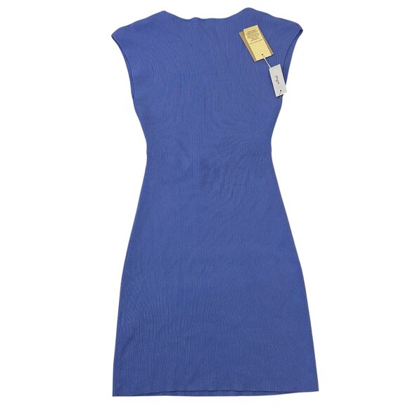 WILFRED ARITZIA Cut-out Knit Mini Dress Medium NWT - Picture 2 of 14